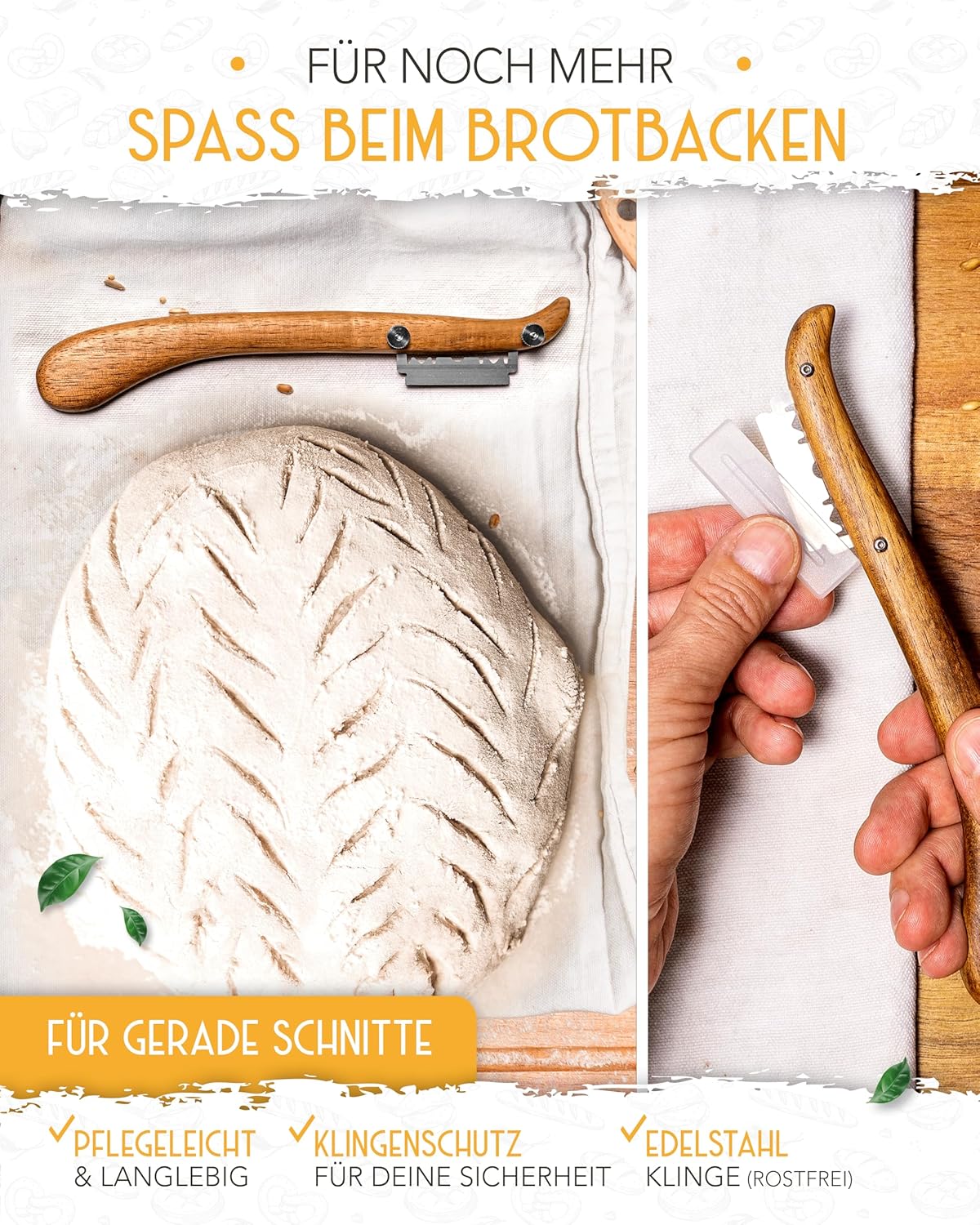 Dänischer Schneebesen & Bäckermesser 2er Set - Image 5